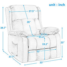 Load image into Gallery viewer, Harper&amp;Bright Designs Power Lift Chair Soft Fabric Recliner Living Room Sofa Chair
