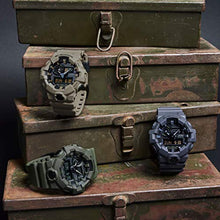 Load image into Gallery viewer, Casio Men&#39;s XL Series G-Shock Quartz 200M WR Shock Resistant Resin Color: Matte Olive Green (Model GA-700UC-3ACR)
