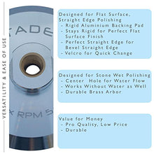 Load image into Gallery viewer, Stadea ABP103Q 5 Inch Hook and Loop Backing Pad With Rigid Aluminium Backing, 5/8" 11 Brass Arbor
