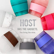 Load image into Gallery viewer, HOST Freeze Cooling Cup, Set of 2 Double Wall Insulated Freezer Chilling Tumbler with Gel, Glasses for Red and White Wine, 8.5 oz, Grey
