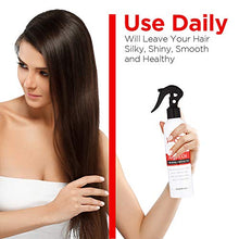 Load image into Gallery viewer, HSI PROFESSIONAL Argan Oil Heat Protector | Protect up to 450º F from Flat Irons &amp; Hot Blow Dry | Sulfate Free, Prevents Damage &amp; Breakage | Made in the USA | 8 Ounce, Packaging May Vary
