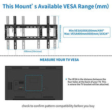 Load image into Gallery viewer, Everstone Adjustable Tilt TV Wall Mount Bracket for Most 32-80 Inch LED,LCD,OLED,Plasma Flat Screen,Curved TVs,Low Profile,Up To VESA 600x400 and 165 LBS,Includes HDMI Cable and Level,Fits 16&quot;,18&quot;,24&quot;
