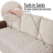 Load image into Gallery viewer, Rose Home Fashion RHF Anti-Slip Oversized Recliner Cover for Leather Sofa &amp; Oversized Recliner Covers, Slipcovers for Recliner, Recliner Covers, Recliner Chair Covers(Recliner-Oversized:Chocolate)
