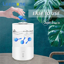 Load image into Gallery viewer, Leemone Humidifier Cleaner 12 Pack ，Demineralization Cleaning Ball，Works in All humidifiers and Fish Tanks，Purifies Water, Prevents Hard Water Build-Up，Eliminates White Dust and Odor…
