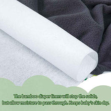 Load image into Gallery viewer, ALVABABY Disposable Flushable Liners for Cloth Diaper, Biodegradable Bamboo Cloth Diaper Liners, Compostable, Fragrance Free and Chlorine Free - 400 Sheets 4BBT02
