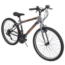 Load image into Gallery viewer, Huffy Mountain Bike Boys 24-inch Kids Bicycle, Gray
