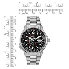 Load image into Gallery viewer, Citizen Men's Eco-Drive Promaster Air Nighthawk Pilot Watch in Stainless Steel, Black Dial (Model: BJ7000-52E)

