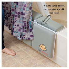 Load image into Gallery viewer, Bath kneeler with elbow pad rest set- Padded knee mat for tub bathing and bathroom time. Bathtub kneeling waterproof cushion mats for infant or baby toy accessories. Bathtime knee saver. Shower gift.
