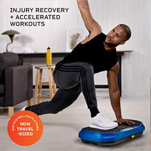 Load image into Gallery viewer, LifePro Waver Mini Vibration Plate - Whole Body Vibration Platform Exercise Machine - Home &amp; Travel Workout Equipment for Weight Loss, Toning &amp; Wellness - Max User Weight 260lbs (Blue)
