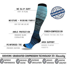 Load image into Gallery viewer, Graduated Medical Copper Compression Socks for Men &amp; Women Circulation 8 Pairs 20-30mmHg - Best for Running Athletic Cycling
