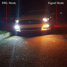 Load image into Gallery viewer, Alla Lighting Newest Mni Super Bright 3457 3157 LED Switchback Bulbs Turn Signal Lights Dual Color 6000K White (DRL/Parking)/Amber Yellow(Blinker) 4157NA 3457NA 3157NA
