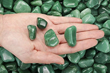 Load image into Gallery viewer, Fantasia Materials: 1 lb Tumbled Green Aventurine A Grade Stones from Brazil - Small - 0.75" to 1.25" avg

