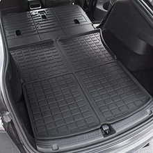 Load image into Gallery viewer, Xipoo Fit Tesla Model Y Trunk Mats Back Seat Protector All Weather TPE Backrest Mat for 2022 2021 2020 Tesla Model Y 5 Seater Accessories (Rear Trunk Backrest Mat+Rear Trunk Mat)
