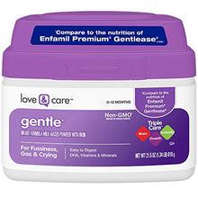 Load image into Gallery viewer, Love &amp; Care Gentle Infant Formula Milk-Based Powder with Iron, 21.5 Ounce
