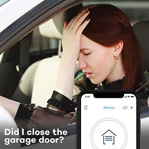 MyQ Smart Garage Door Opener Chamberlain MYQ-G0301 - Wireless & Wi-Fi enabled Garage Hub with Smartphone Control, 1 Pack, Black