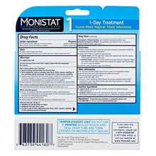 Load image into Gallery viewer, MONISTAT 1-Dose Yeast Infection Treatment For Women, 1 Ovule Insert &amp; External Itch Cream
