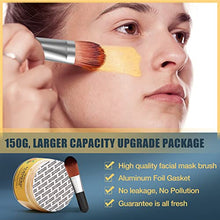 Load image into Gallery viewer, Meliza Turmeric Facial Mask, Turmeric Clay Facial Mask with Kaolin Clay, Detox Mud Mask for Skin Care, Turmeric Mud Mask for Acne, Dirt, Oil, Dark Spots and Refining Pores(5.29oz)
