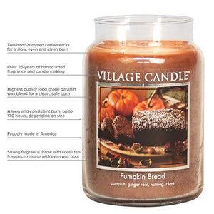 Village Candle Coffee Bean 26 oz Glass Jar Scented Candle, Large