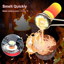 Load image into Gallery viewer, TOAUTO 3KG Gold Melting Furnace,1400W 2000F Digital Electric Melting Furnace with Graphite Crucible for Melt Scrap, Silver, Gold, Copper, Aluminum 110V Refining Casting Furnace
