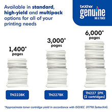 Load image into Gallery viewer, Brother Genuine High-Yield Black Toner Cartridge Twin Pack TN227 2Pk
