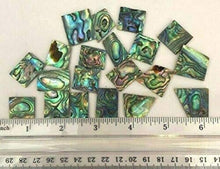 Load image into Gallery viewer, 1- Ounce ~ Green Paua Abalone Shell Blanks, Inlay Material. 0.06&quot; Thick/Guitar
