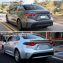 Load image into Gallery viewer, VLAND LED Smoked Tail Lights For [ Toyota Corolla 2020 2021 ] With Start Up Animation DRL Welcome lights, Sequential Turn Signal Rear Lamps, Driver &amp; Passenger Side ( Not include Tailgate Light)

