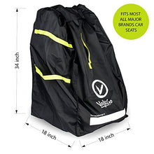 Load image into Gallery viewer, V VOLKGO Durable Car Seat Travel Bag with E-Book - Ideal Gate Check Bag for Air Travel &amp; Saving Money - for Safe &amp; Secure Car Seat - Fits Car Seats, Infant Carriers &amp; Booster
