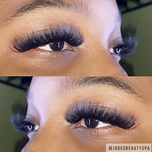 Load image into Gallery viewer, Eyelash Extension Supplies D Curl 0.07 Rapid Volume Lash Extensions Easy Fan 3D 4D 5D 6D 7D 10D Automatic Blooming Flower Lashes Self Fanning Lashes Russian Volume Individual Lashes （D-0.07,8-15mm）

