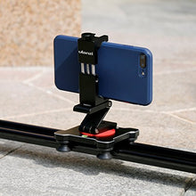 Load image into Gallery viewer, Ulanzi ST-02S Aluminum Phone Tripod Mount w Cold Shoe Mount, Support Vertical and Horizontal, Universal Metal Adjustable Clamp for iPhone 10 Pro Max XS Xs Max X 8 7 Plus Samsung Android Smartphones

