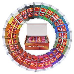 Upstart Epoxy Bundle - 2" Deep Pour Epoxy Resin 1.5 Gallon & Mica Powder 25pc Set of Pigments