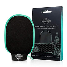 Load image into Gallery viewer, Dermasuri Deep Exfoliating Mitt Body Scrub for Soft Skin - Skin Cleanser - Part of the Best Body Care Kit for Women &amp; Men - Dead Skin Remover for Body - Exfoliator Tool

