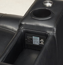 Load image into Gallery viewer, Pulaski Larson Theatre Recliner, 38.0" L X 39.5" W X 43.0" H, Black
