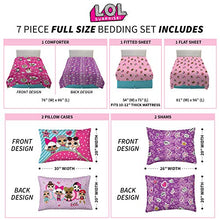 Load image into Gallery viewer, Franco Kids Bedding Super Soft Comforter and Sheet Set with Sham, 7 Piece Full Size, LOL Surprise

