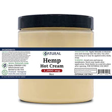 Load image into Gallery viewer, Zatural Hemp Hot Cream 1,000mg with Essential Oil Blend, Aloe, Hemp, and more (1,000mg)
