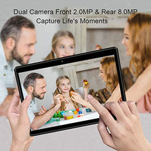 Load image into Gallery viewer, Android Tablet Pritom 10 inch Android 9.0 OS Tablet, 2GB RAM, 32GB ROM, Quad Core Processor, HD IPS Screen, 2.0 Front + 8.0 MP Rear Camera, Wi-Fi, Bluetooth - Tablet PC(Black)
