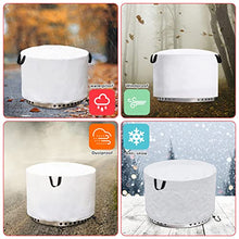 Load image into Gallery viewer, Tiga Fire Pit Shelter Cover Solo Stove Yukon, Round Fire Place Weatherpoof Cover Solo Stove Ranger, Heavy Duty 600D Polyester Oxford, Waterproof, Weatherpoof UV proof Drawstring &amp; Storage Bag

