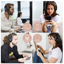 Load image into Gallery viewer, Wireless Active Noise Canceling Headphones with Mic,SUPSOO Wireless ANC Over Ear Bluetooth Headset, 80H Playtime, Deep Bass,Studio Stereo Sound,for Travel Home Office-Black Brown
