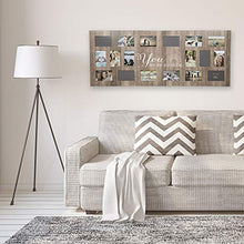 Load image into Gallery viewer, GALLERY SOLUTIONS Rustic 18 Opening Distressed You Are My Sunshine Collage Frame
