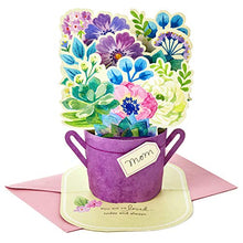 Load image into Gallery viewer, Hallmark Paper Wonder Mothers Day Pop Up Card for Mom (Blue Flower Bouquet, You Are So Loved)
