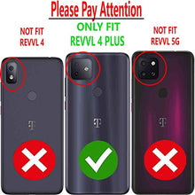 Load image into Gallery viewer, STARSHOP - T-Mobile Revvl 4 Plus Phone Case, With [Tempered Glass Protector Included] Metal Ring stand Shockproof Drop Protection Phone Cover - Blue

