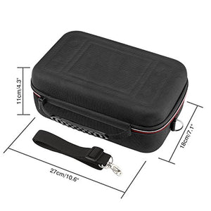 MoKo Carrying Storage Case for Nintendo Switch, Travel Carrying Storage Case Messenger Bag Compatible with Nintendo Switch Console, Dock, Controllers, Charger & Cable - Black
