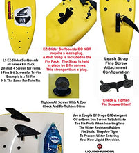 Load image into Gallery viewer, Liquid Shredder EZ-Slider 7ft Red-Premium Foam Deck Surfboards-Wax-Free, Soft-Top, Slick Bottom-Includes Removable 3 Fin System-FunShape for Adults and Kids of All Levels of Surfing
