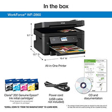 Load image into Gallery viewer, Epson Workforce WF-2860 All-in-One Wireless Color Printer with Scanner, Copier, Fax, Ethernet, Wi-Fi Direct and NFC, Amazon Dash Replenishment Ready

