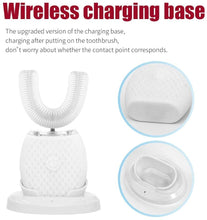 Load image into Gallery viewer, Ultrasonic Toothbrush Automatic Toothbrush Teeth Whitening Toothbrush Manual Toothbrush for Adults 360°Electric Toothbrush Upgraded Rechargeable Washable Travel Home Dual-use (White)
