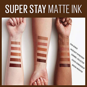 Maybelline New York SuperStay Matte Ink Liquid Lipstick, Coffee Edition, Hazelnut Hypnotizer, 0.17 Ounce