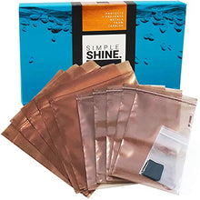 Load image into Gallery viewer, Premium Silver Jewelry Tarnish Prevention Bags Anti-Tarnish Strips 10 Bags 20 1" Tabs Corrosion Protector
