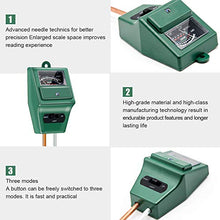 Load image into Gallery viewer, SONKIR Soil pH Meter, MS02 3-in-1 Soil Moisture/Light/pH Tester Gardening Tool Kits for Plant Care, Great for Garden, Lawn, Farm, Indoor &amp; Outdoor Use (Green)
