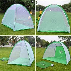 Golf Practice Net Golf Net Golf Hitting Nets Training Aids Practice Nets for Backyard Driving Range Chipping for Indoor Outdoor Sports (2M, Light Green)