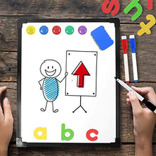 Load image into Gallery viewer, 3 otters 9 x 12 inch Small Dry Erase Whiteboard, White Erase Board Magnetic Framed Dry Erase White Board, with 4 Kinds of Accessories, for Fridge, Locker
