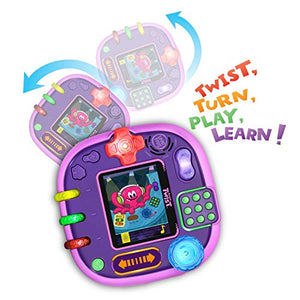 LeapFrog Rockit Twist Handheld Learning Game System, Purple and 2-Game Pack: Cookie's Sweet Treats and Dinosaur Discoveries